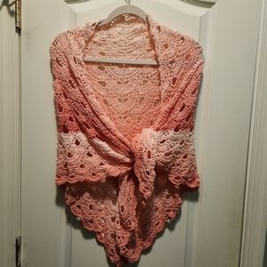 Ombre prayer  shawl wrap